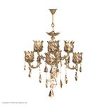 لوستر 8 شعله شاهان تک کد K/6012