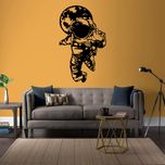 استیکر مدل چوبی طرح فضانورد کد S35