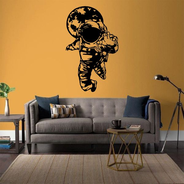 استیکر مدل چوبی طرح فضانورد کد S35