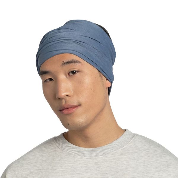 دستمال سر و گردن باف مدل Solid Water G2024