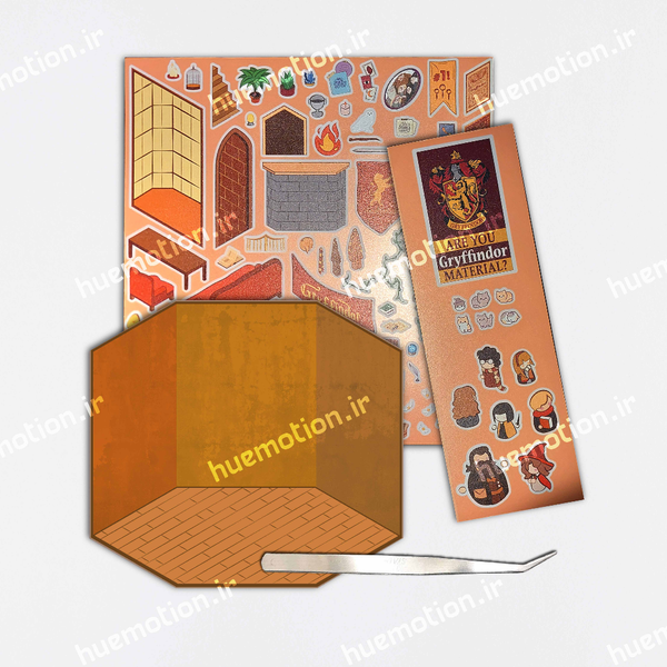 استیکر سه بعدی - گریفندور