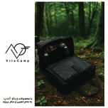 اجاق گاز سفری مدل Vilo-H-R به همراه کیف و کپسول مجموعه 6 عددی