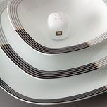 سرویس غذاخوری 27 پارچه 6 نفره چینی زرین ایران مدل  وگاس اوریت درجه 3