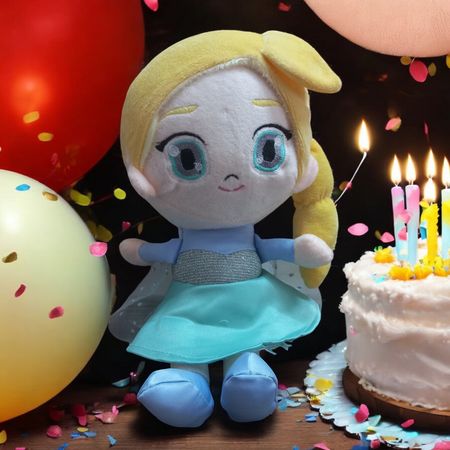 عروسک مدل دختر مو بلند ارتفاع 34 سانتی متر