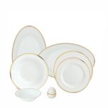 سرویس غذاخوری 28 پارچه چینی زرین ایران مدل سپیدار