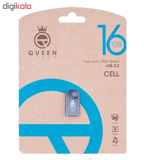 فلش کوئین تک مدل CELL ظرفیت 16 گیگابایت با گارانتی شرکتی