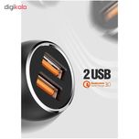 شارژر فندکی الدینیو مدل C503Q همراه با کابل Type-c