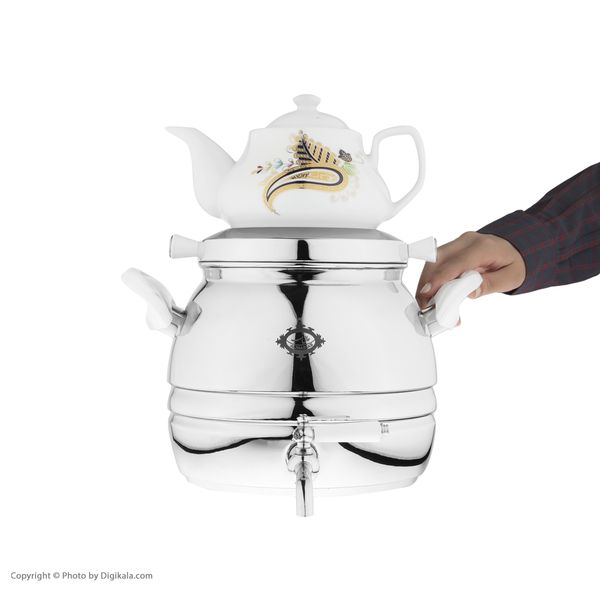 ست کتری و قوری عالی نسب مدل پرنیان 