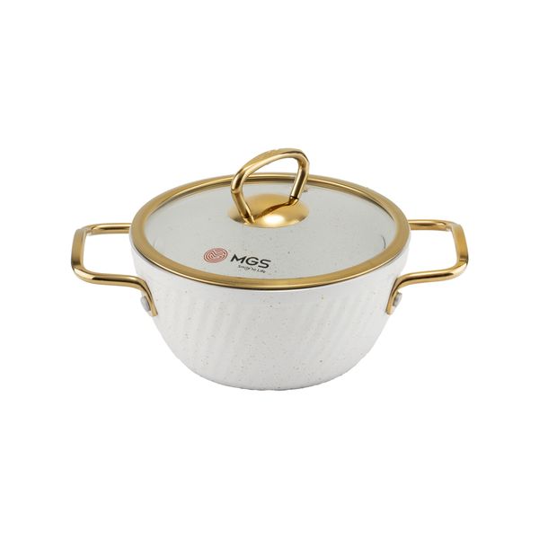 سرویس قابلمه و تابه گرانیت 16 پارچه ام جی اس مدل ماینز کد 001