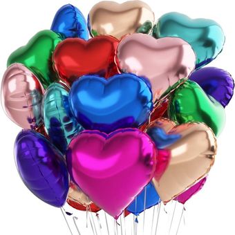 بادکنک فویلی طرح قلب 18 اینچ