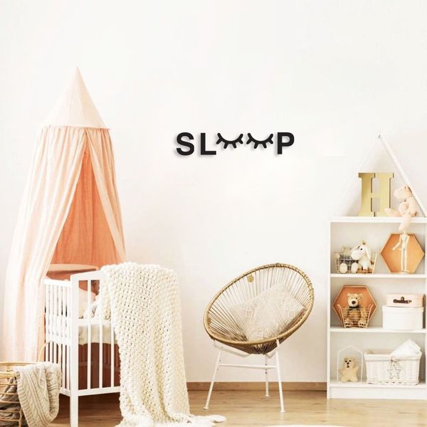 استیکر چوبی طرح sleep