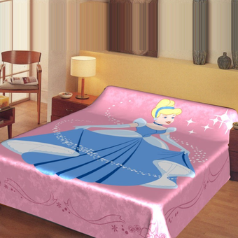 پتو گلبافت طرح سیندرلا یکنفره سایز 160x220 سانتی متر