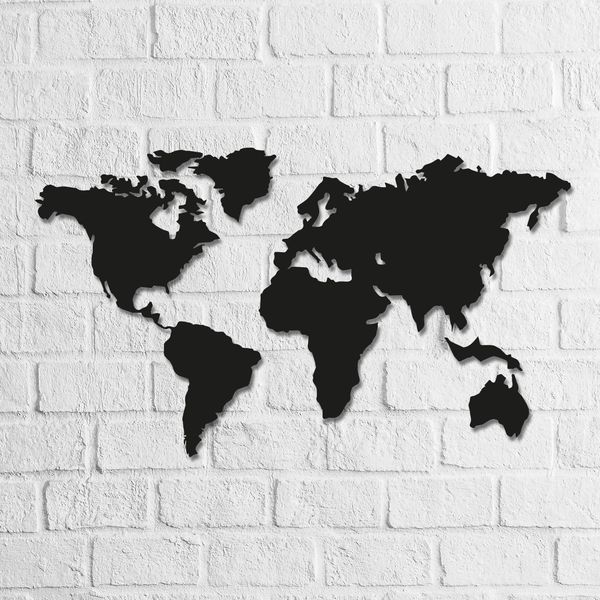 استیکر ناویا طرح black map مدل چوبی مجموعه 6 عددی