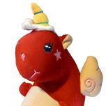 عروسک مدل دایناسور تک شاخ ارتفاع 30 سانتی متر