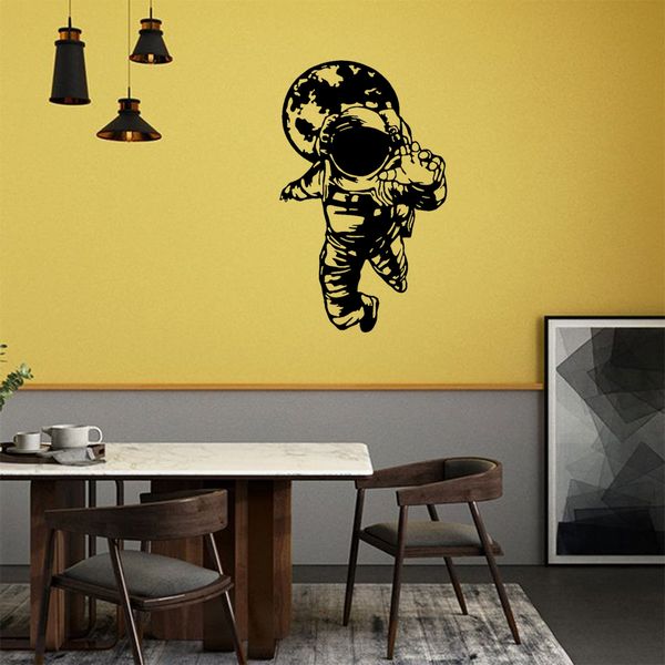 استیکر مدل چوبی طرح فضانورد کد S35