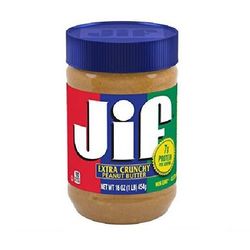 کره بادام زمینی حاوی تکه های بادام زمینی کرانچی جیف - 454 گرم