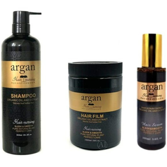 پک شامپو و ماسک و روغن آرگان فری سولفات آرگان هیر نرسینگ Shampoo And Mask Hair nursing Argan Free Sulfat