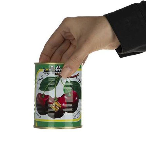 کمپوت گیلاس خوشاب - 350 گرم بسته 12عددی
