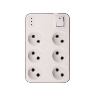 محافظ ولتاژ فروزش شش پریز مناسب برای کامپیوتر و صوتی تصویری