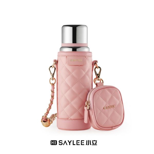 فلاسک مدل چرمی طرح کیف دار کد 31 گنجایش 0.6 لیتر