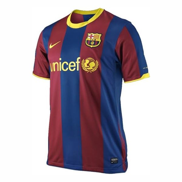 ست تی شرت و شلوارک ورزشی مردانه مدل بارسلونا Home 2011