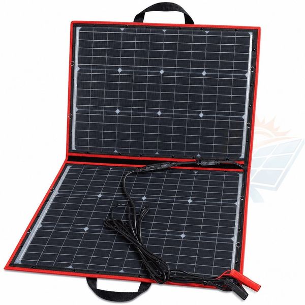 پنل خورشیدی تاشو 110 وات DOKIO مدل FFSP-110M با کنترلر و کابل- کد شناسه محصول: PE-1006