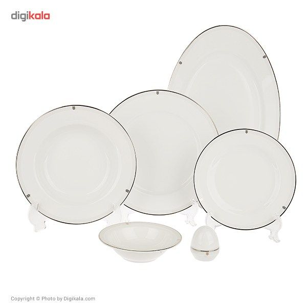 سرویس غذاخوری 28 پارچه 6 نفر چینی زرین ایران مدل Opera