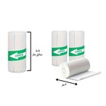 کاغذ پرینتر حرارتی پشت چسبدار پایتخت رول مدل LA3W بسته 10 عددی