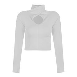 کراپتاپ زنانه پپا مدل Choker رنگ مشکی