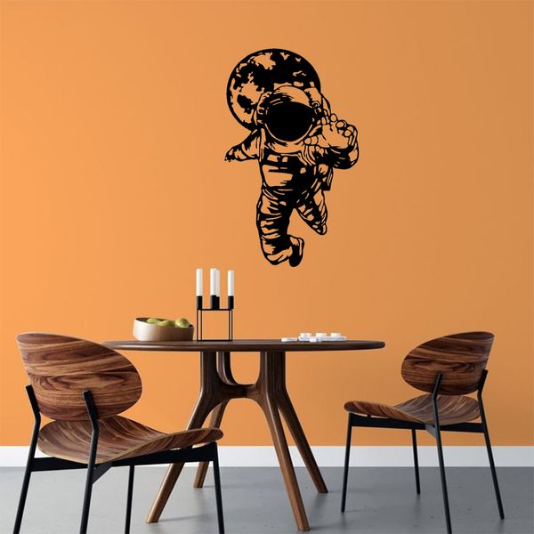 استیکر مدل چوبی طرح فضانورد کد S35