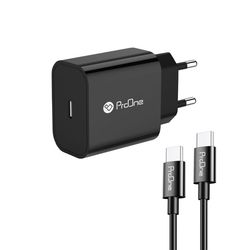 شارژر دیواری پرووان مدل PWC501 به همراه کابل USB-C (ProOne PWC501 Wall Charger with USB-C Cable)