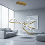 لوستر آویز مدرن شاهان مدل TUDELI.RECTANGLE