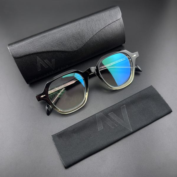 فریم عینک طبی مربعی آلبرت وگ مدل S31103-C4-1 Acetate مناسب برای صورت گرد و بیضی