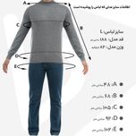 تی‌شرت آستین کوتاه یقه گرد مردانه مدل BM-NB-51573907*412