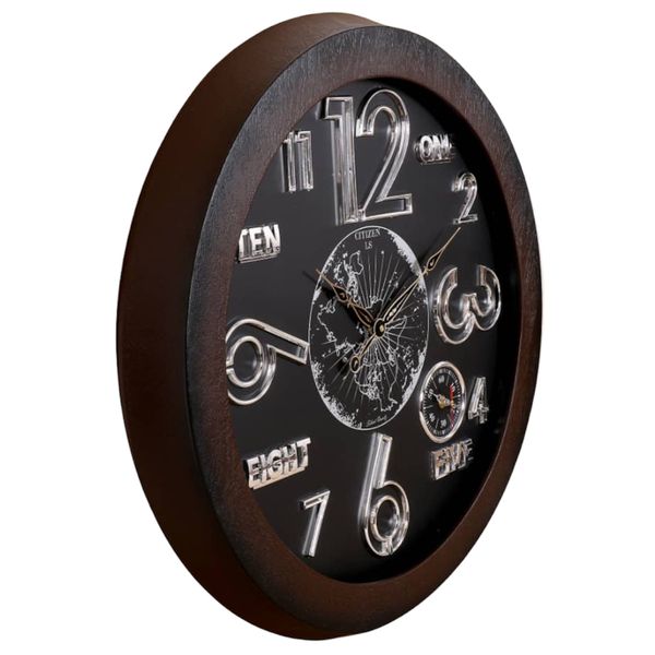 ساعت دیواری سیتی زن مدل زمین 2 موتوره*466