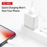 کابل تبدیل USB به MicroUSB ارلدام مدل EC-095OM طول 1 متر