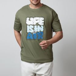 تی شرت اورسایز آستین کوتاه مردانه باینت مدل 768-1