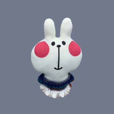 خرگوش لبخند با سرهمی ارتفاع 27 سانتی متر