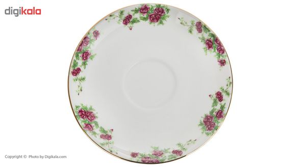 سرویس غذاخوری 102 پارچه چینی زرین ایران سری ایتالیا اف مدل Bidgol درجه عالی