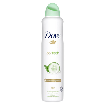 اسپری ضد تعریق داو DOVE رایحه خیار و نعنا حجم 250 میلی لیتر