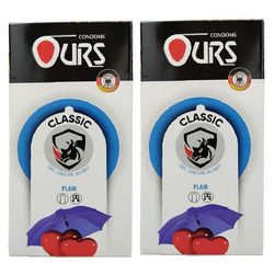 کاندوم اورز مدل کلاسیک دو بسته 12 عددی