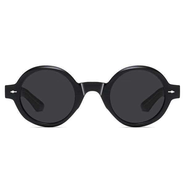 عینک آفتابی گرد پلاریزه آلبرت وگ مدل S31108C1 Acetate Avantgarde Visionary