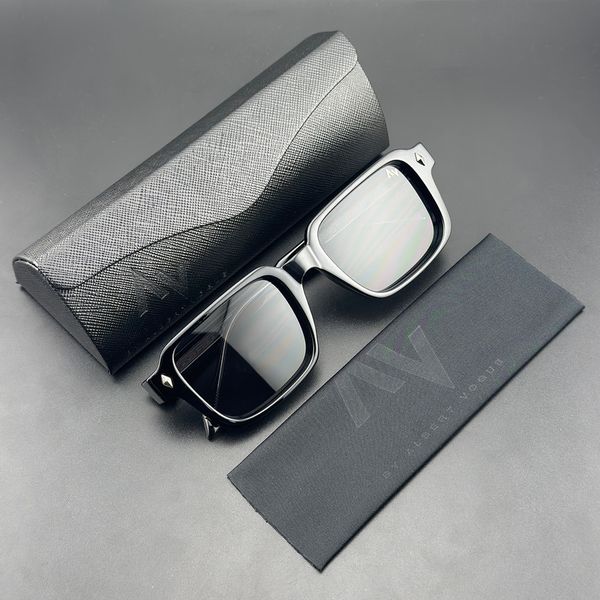 عینک آفتابی مربعی آلبرت وگ مدل SZ8103 Obsidian