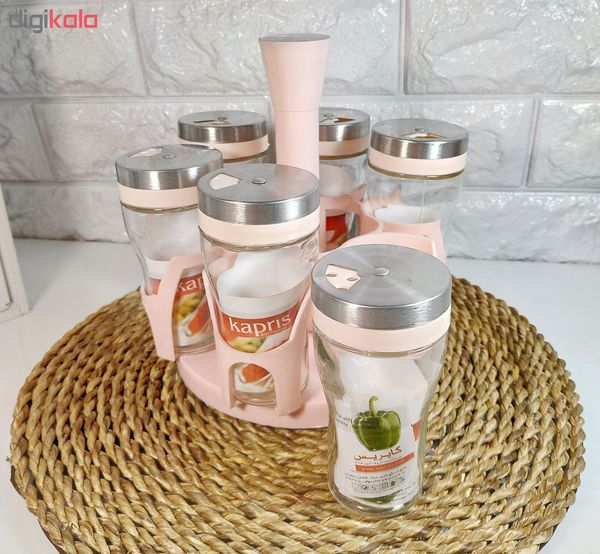 ست جا ادویه کاپریس مدل پارادایس مجموعه 6 عددی*527