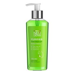 ژل شستوشوی صورت نئودرم مدل Gentle Purifier مناسب برای پوست چرب حجم 200 میلیلیتر
