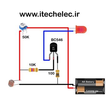 پک مدار فتوسل ( چراغ خواب هوشمند )
