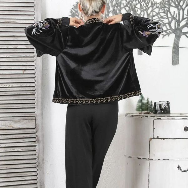 کت گلدوزی مخمل کد 131