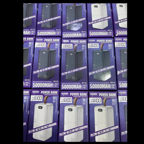 پاوربانک ریمکس مدل RPP-117 ظرفیت 50000 میلی آمپر ساعت