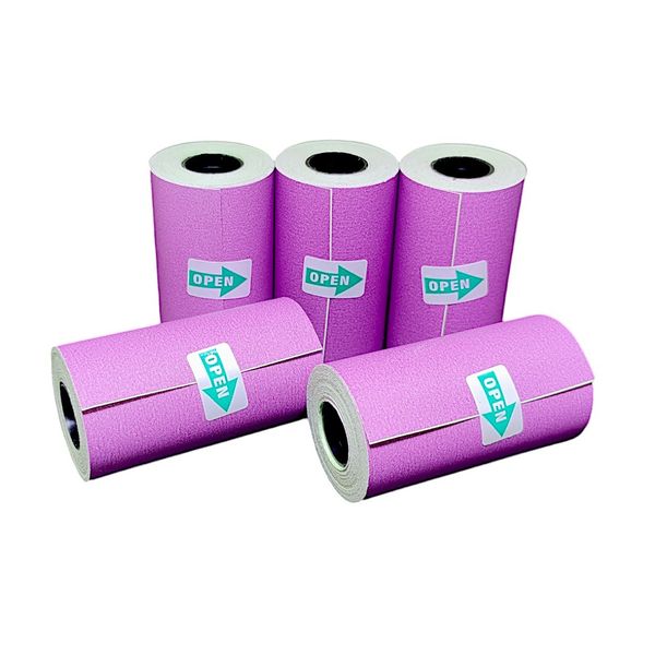 لیبل حرارتی بنفش پایتخت رول مدل LA3Pu بسته 5 عددی