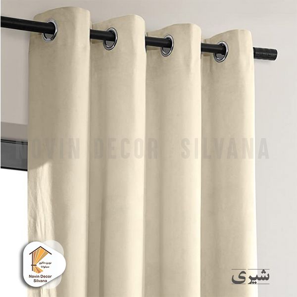 پرده نوین دکور سیلوانا مدل مخمل کالیفرنیا 28 سایز 280 × 140 سانتی متر 